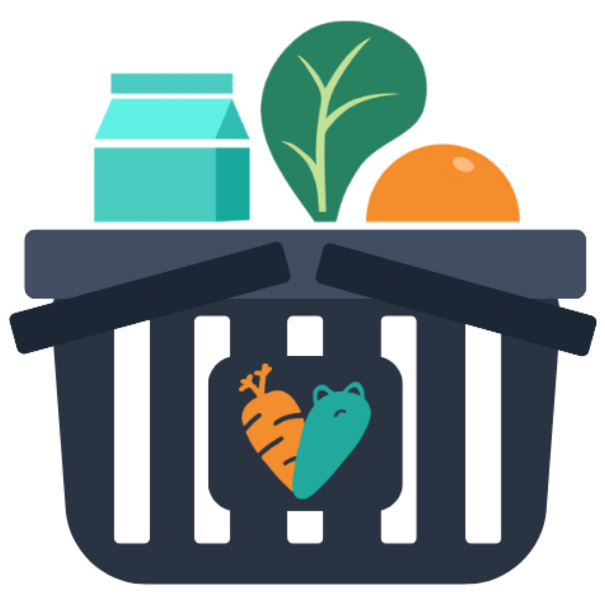 FRESH pantry logo: grocery basket